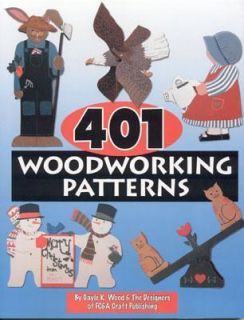 401 Woodworking Patterns by Gayle K. Wood 2004, Paperback