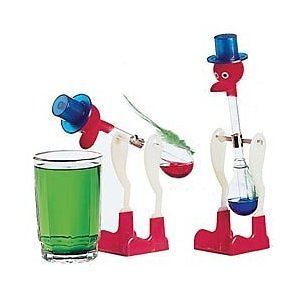 happy drinking bird bobbing sipping drunk duck novelty time left