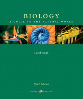 Biology A Guide to the Natural World by Krogh 2004, CD ROM Paperback 