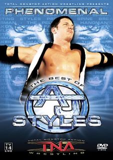 TNA Wrestling   Phenomenal The Best of A.J. Styles DVD, 2005, 2 Disc 