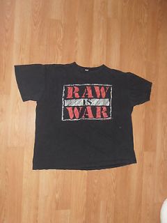 RAW IS WAR 1997 wwf T SHIRT wrestling X LARGE XL