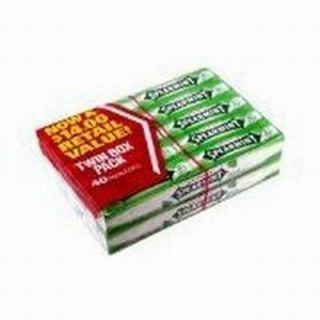 spearmint gum wrigley s 40 5 stick packs time left
