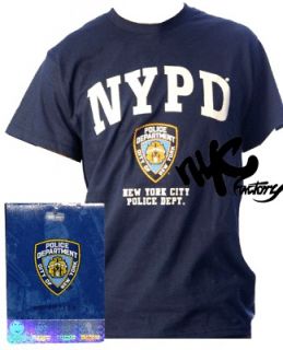 new official nypd police logo navy t shirt tee small s