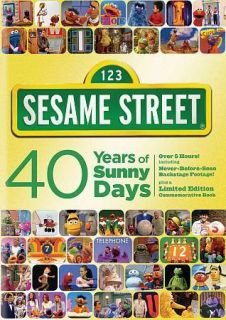 Sesame Street: 40 Years of Sunny Days (DVD, 2009, 2 Disc Set) With 