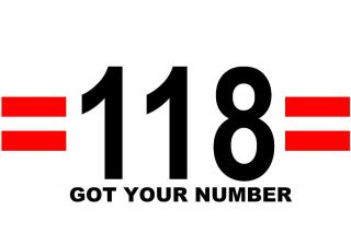 118 GOT YOUR NUMBER, Fancy dress, Stag, Hen night. * Iron On T Shirt 