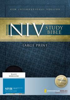 NIV Study Bible by Zondervan Publishing Staff 2008, Hardcover, Revised 