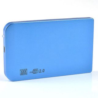 INCH SATA to USB2.0 Enclosure Hard Drive Case External HDD Cover 