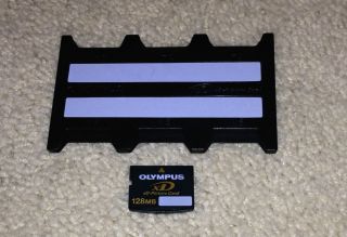 Olympus 128 MB XD Picture Card   (MXD128P2P) with 6 card case