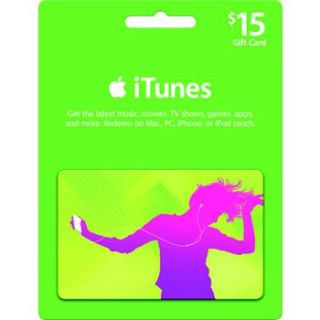 15 US iTunes Gift Card Free International Shipping