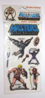 1985 He Man Masters Of the Universe Puffy Stickers Packet (#3)