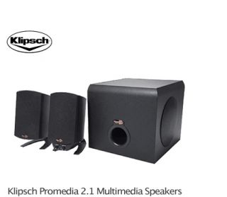 Klipsch ProMedia 2 1 Computer Speakers w Subwoofer