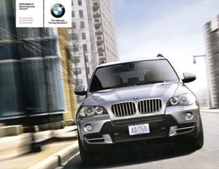 2009 09 BMW X5 Original Sales Brochure Mint