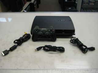 Sony PlayStation 3 Slim 320 GB Charcoal Black Console NTSC CECH 3001B