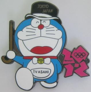 2012 London Olympic Tokyo Japan Media TV Asahi Pin