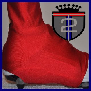 Red 2Tone Cleat Covers Football Spats Spats