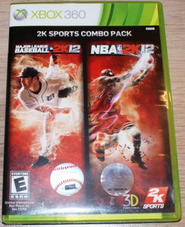 2K SPORTS MLB 2K12 NBA 2K12 COMBO PACK Xbox 360 
