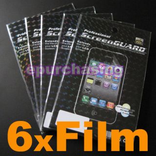 6X Clear LCD Guard Screen Protector Shield Film for LG Optimus 3D Max 