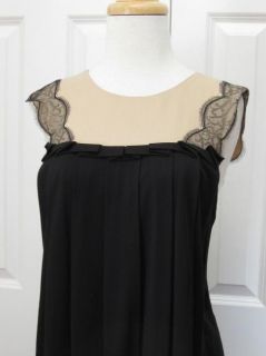 stunning 3 1 phillip lim black lace print draped dress sz l