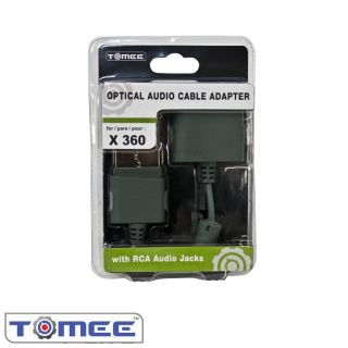 Xbox 360 Tomee Optical Audio Cable Adapter Brand New