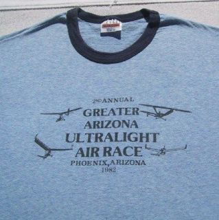 Greater Arizona 1982 Air Race Vintage Large T Shirt Vtg