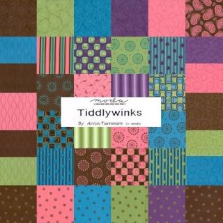 Moda Tiddly Winks 40 Charm Squares Pack Quilting Fabric