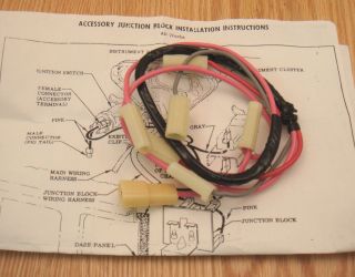 1956 1957 1958 1959 CHEVY TRUCK FUSE PANEL WIRE HARNESS , NEW WIRING 