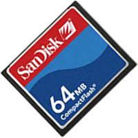 64MB SanDisk CF Compact Flash Card SanDisk CAZ