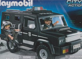 features of playmobil 5974 swat tactical police vehicle details of 