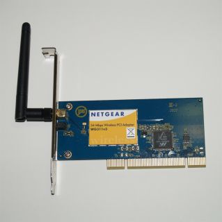 PC Wireless 802 11g B PCI Adapter Card WG311 V3 Netgear