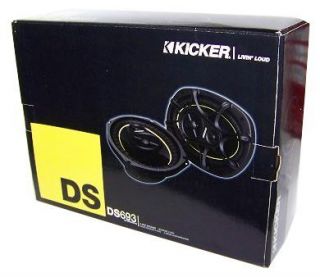 KICKER DS693 6x9 280W 3 Way Car Audio Speakers 11DS693 NEW PAIR 2011 2