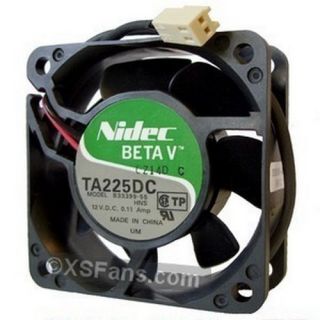   Nidec Beta V series TA225DC B33399 55 is a quiet, high quality fan