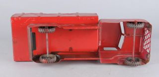 Vintage Marx Pressed Steel Stake Bed Toy Truck