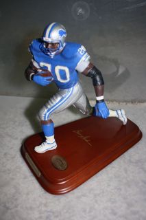 Barry Sanders Danbury Mint Detroit Lions NFL Football Figurine