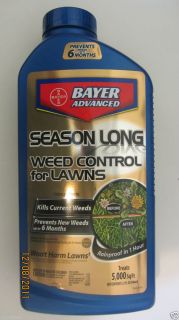 New Bayer Advanced Southern Season Long Weed Control Lawns Concentrate 