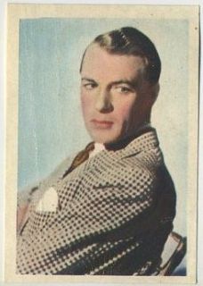 Gary Cooper 1936 Nestle Stars of The Silver Screen UK Paper Stock 