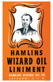 Hamlins Hamlins Quack Medicine Wizard Oil Poster