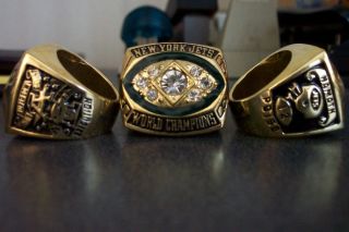 New York Jets 1969 Super Bowl Replica Ring Namath