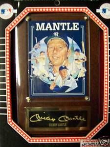 New York Yankees 1995 Mickey Mantle Collectors Plaque by Sports 