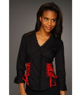 Scully Lace Up Back Shirt    BOTH Ways
