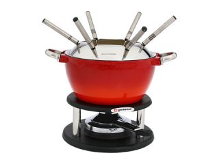 Swissmar Noirmont 10 Piece Cast Iron Meat Fondue Set    