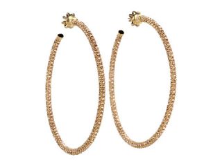 Juicy Couture   Elegant Essentials   Large Pave Hoop Earrings