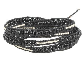   Black Leather $230.00 Chan Luu Smokey Mix Long Tassel Necklace $190.00