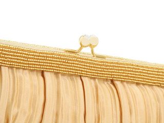Franchi Handbags Schiaparelli Pleated Silk Clutch    