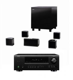   Receiver and Jamo A102 200W 5.1 Home Cinema Speaker System (Black