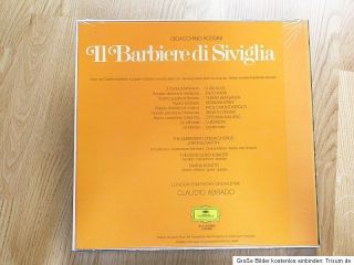 Rossini Abbado Prey Barber Seville Barbiere Siviglia DGG SEALED Box 