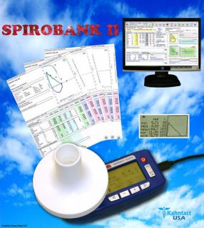 New MIR Spirobank II Spirometer Winspiro Software