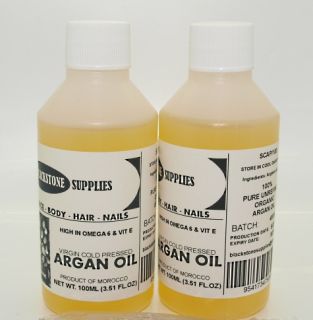 Pure Organic Moroccan Argan Oil Skin Hair Use 100ml