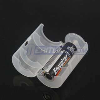 PC AA to D Battery Cell Converter Adaptor Holder