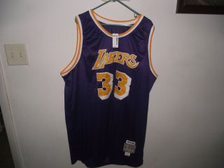 Abdul Jabbar Mitchell and Ness Lakers Throwback Jersey