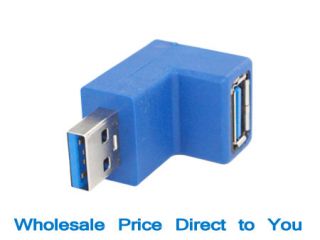 usb 3 0 a male to female 90 degree right angle connector plug lots 5